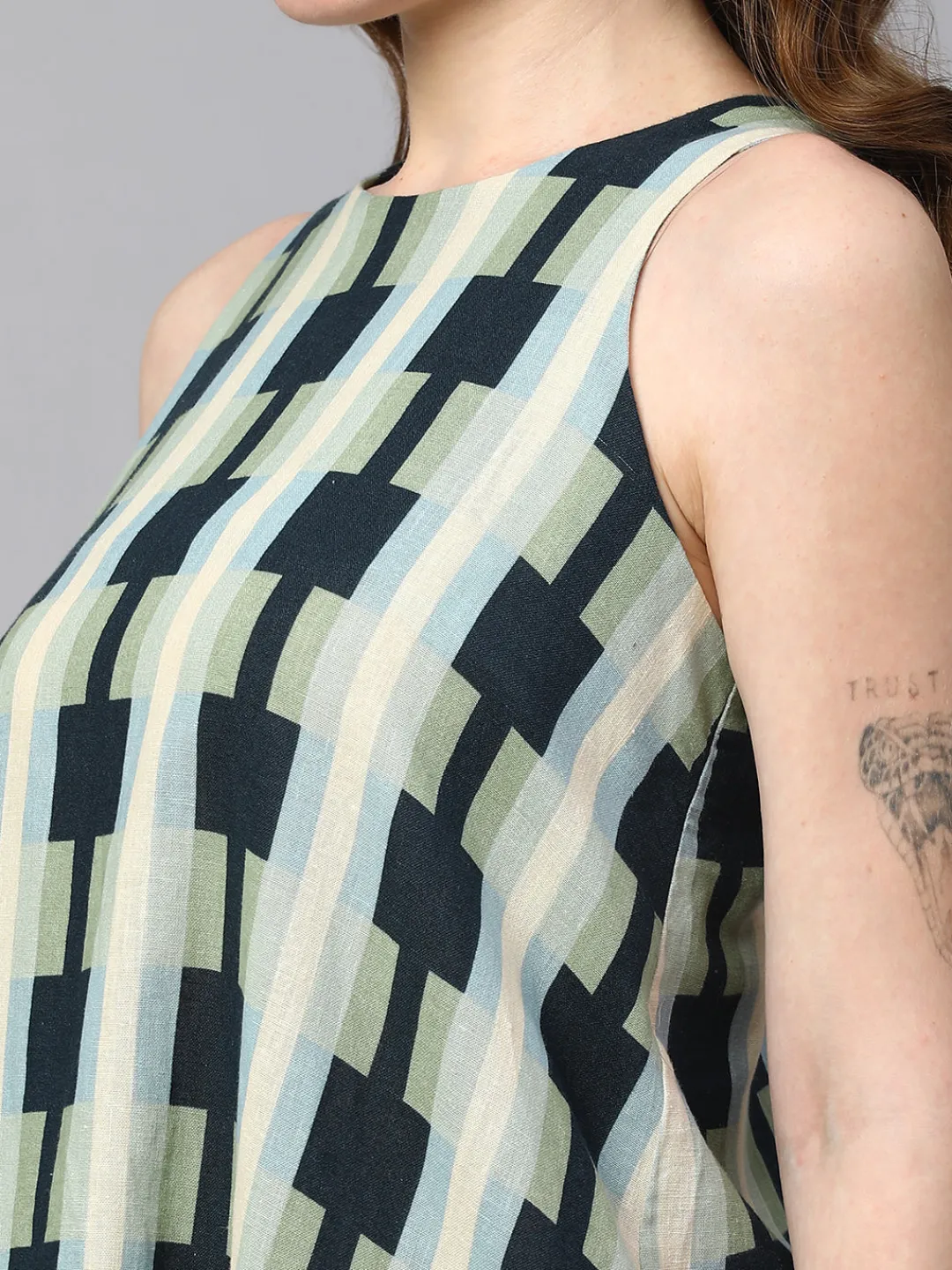 Women Cottonworld Dresses^Women's Cotton Flax A Line Dress