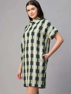 Women Cottonworld Dresses^Women's Cotton Flax Regular Fit Dress