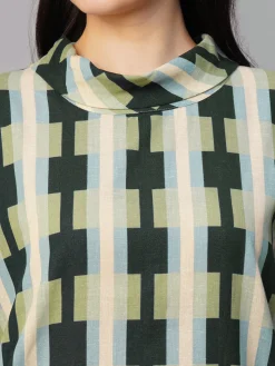 Women Cottonworld Dresses^Women's Cotton Flax Regular Fit Dress