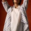 Women Cottonworld Tops & Shirts | Tops & Shirts^Women's Cotton Linen Regular Fit Shrug
