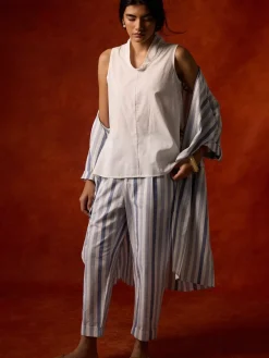 Women Cottonworld Pants | Pants^Women's Cotton Linen Regular Fit Pant