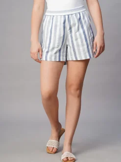 Women Cottonworld Shorts | Shorts^Women's Cotton Linen Regular Fit Shorts