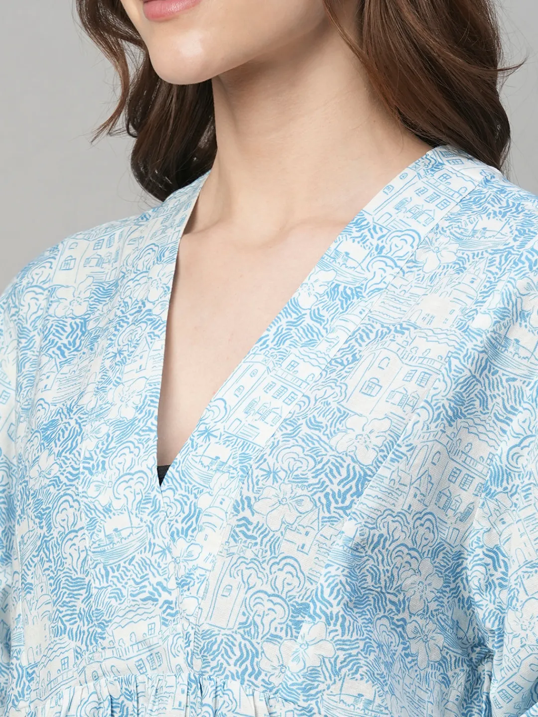 Women Cottonworld Dresses | Dresses^Women's Cotton Linen Boxy Fit Dress