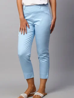 Women Cottonworld Trousers^Women's Cotton Lycra Regular Fit Pant
