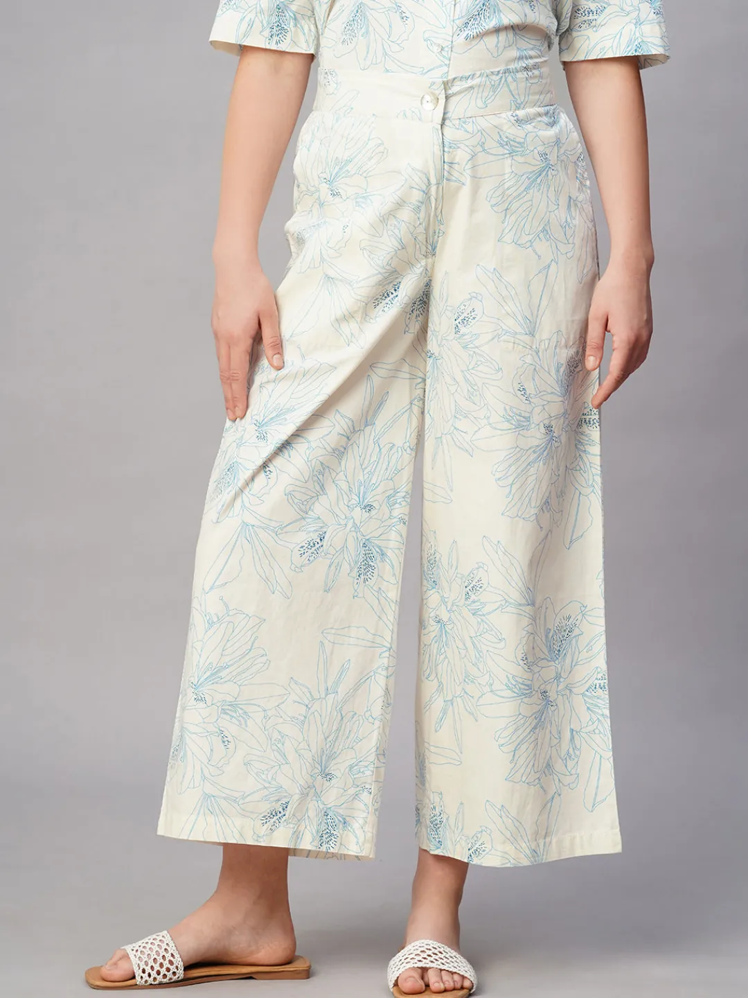Women Cottonworld Culottes | Womens Co-Ord Sets^Women's Cotton Regular Fit Culotte