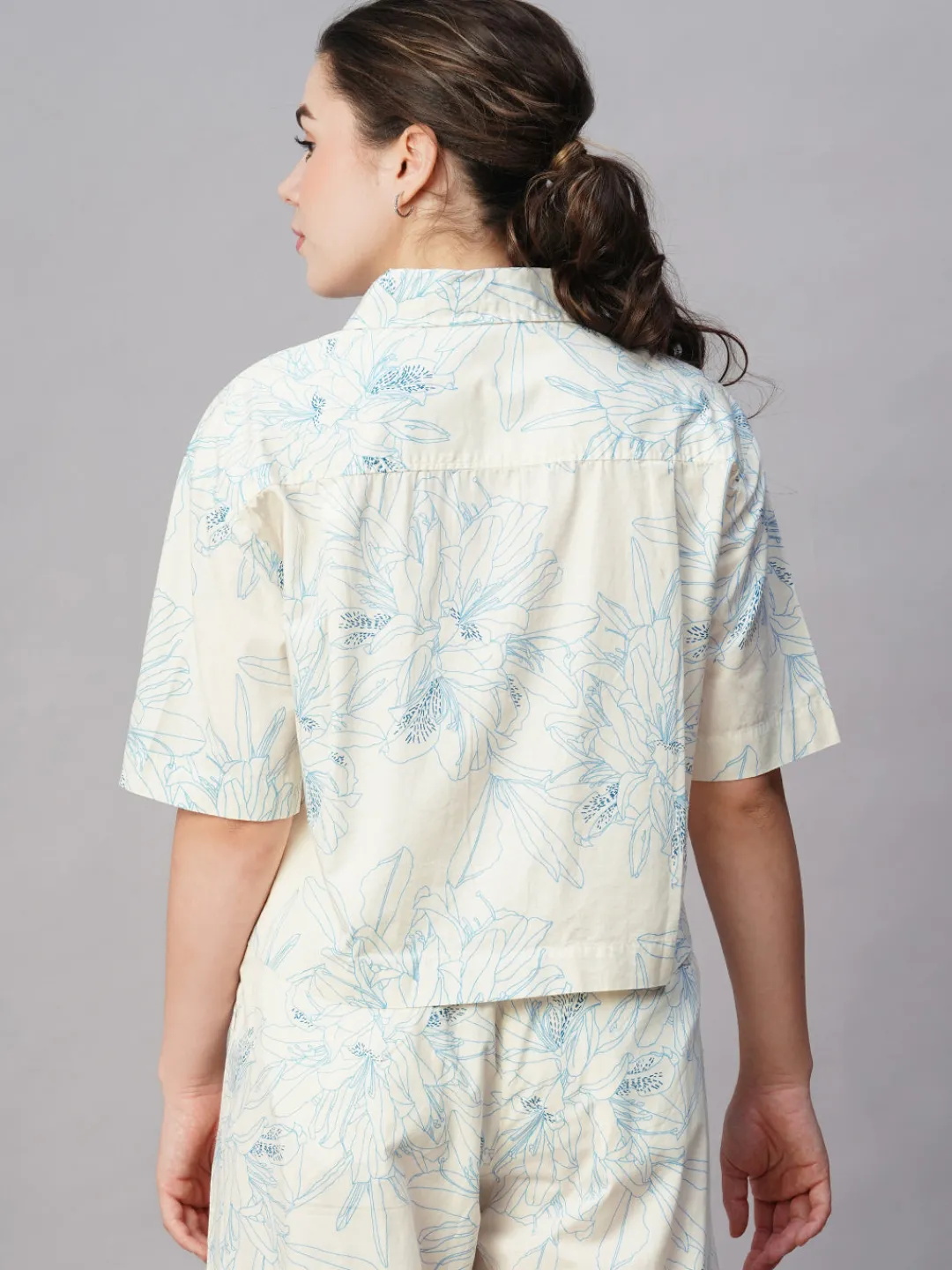 Women Cottonworld Womens Co-Ord Sets^Women's Cotton Regular Fit Blouse