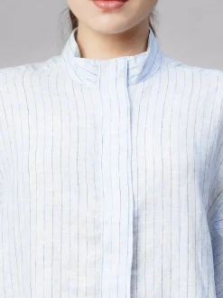 Women Cottonworld Tops & Shirts | Tops & Shirts^Women's Linen Boxy Fit Blouse