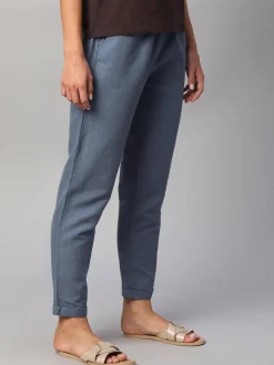 Women Cottonworld Pants | Pants^Women's Linen Cotton Regular Fit Pant