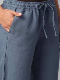Women Cottonworld Pants | Pants^Women's Linen Cotton Regular Fit Pant