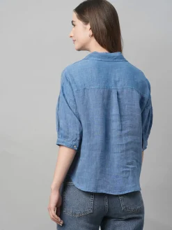 Women Cottonworld Tops & Shirts | Tops & Shirts^Women's Linen Loose Fit Blouse