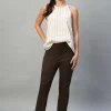 Women Cottonworld Trousers^Women's Cotton Lycra Regular Fit Pant