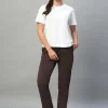 Women Cottonworld Trousers^Women's Cotton Lycra Regular Fit Pant