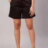 Women Cottonworld Shorts^Women's Cotton Lycra Regular Fit Shorts
