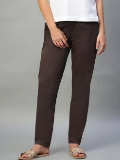Women Cottonworld Trousers^Women's Cotton Lycra Regular Fit Pant