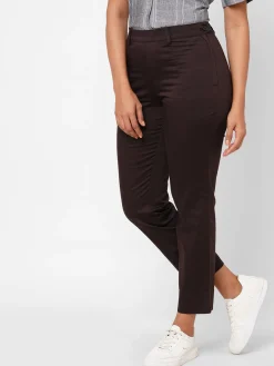Women Cottonworld Trousers^Women's Cotton Lycra Regular Fit Pant