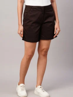 Women Cottonworld Shorts^Women's Cotton Lycra Regular Fit Shorts