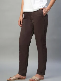 Women Cottonworld Trousers^Women's Cotton Lycra Regular Fit Pant