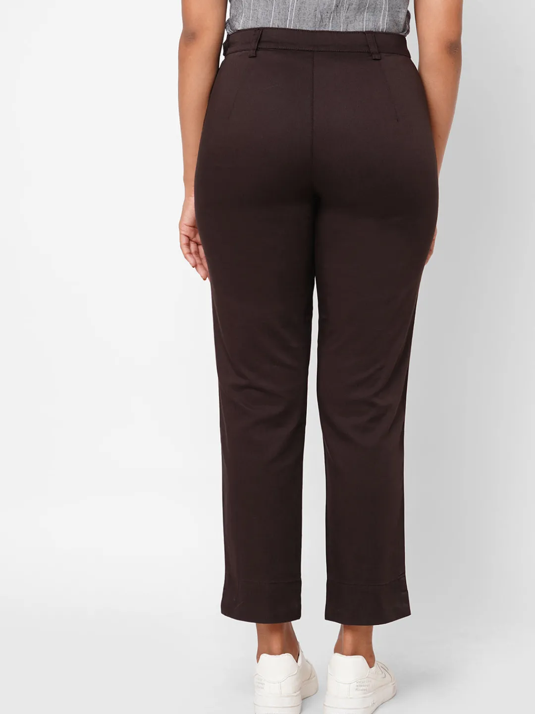 Women Cottonworld Trousers^Women's Cotton Lycra Regular Fit Pant