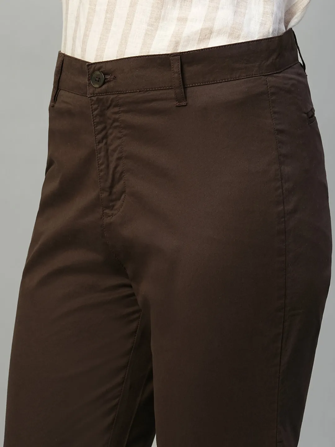 Women Cottonworld Trousers^Women's Cotton Lycra Regular Fit Pant
