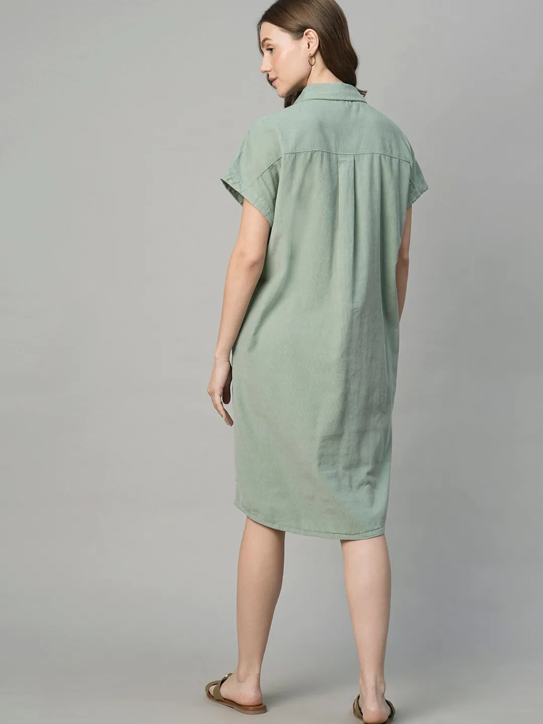 Women Cottonworld Dresses^Women's Corduroy 100% Cotton Boxy Fit Dress