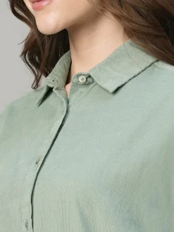 Women Cottonworld Dresses^Women's Corduroy 100% Cotton Boxy Fit Dress