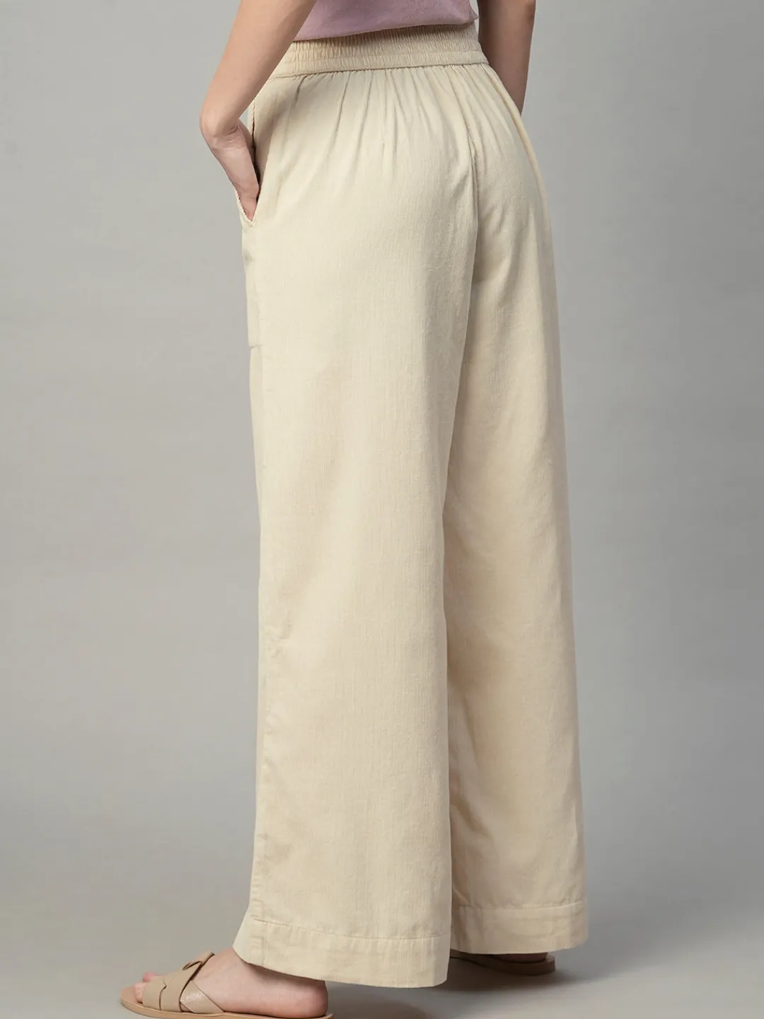 Women Cottonworld Culottes^Women's Corduroy 100% Cotton Regular Fit Culotte