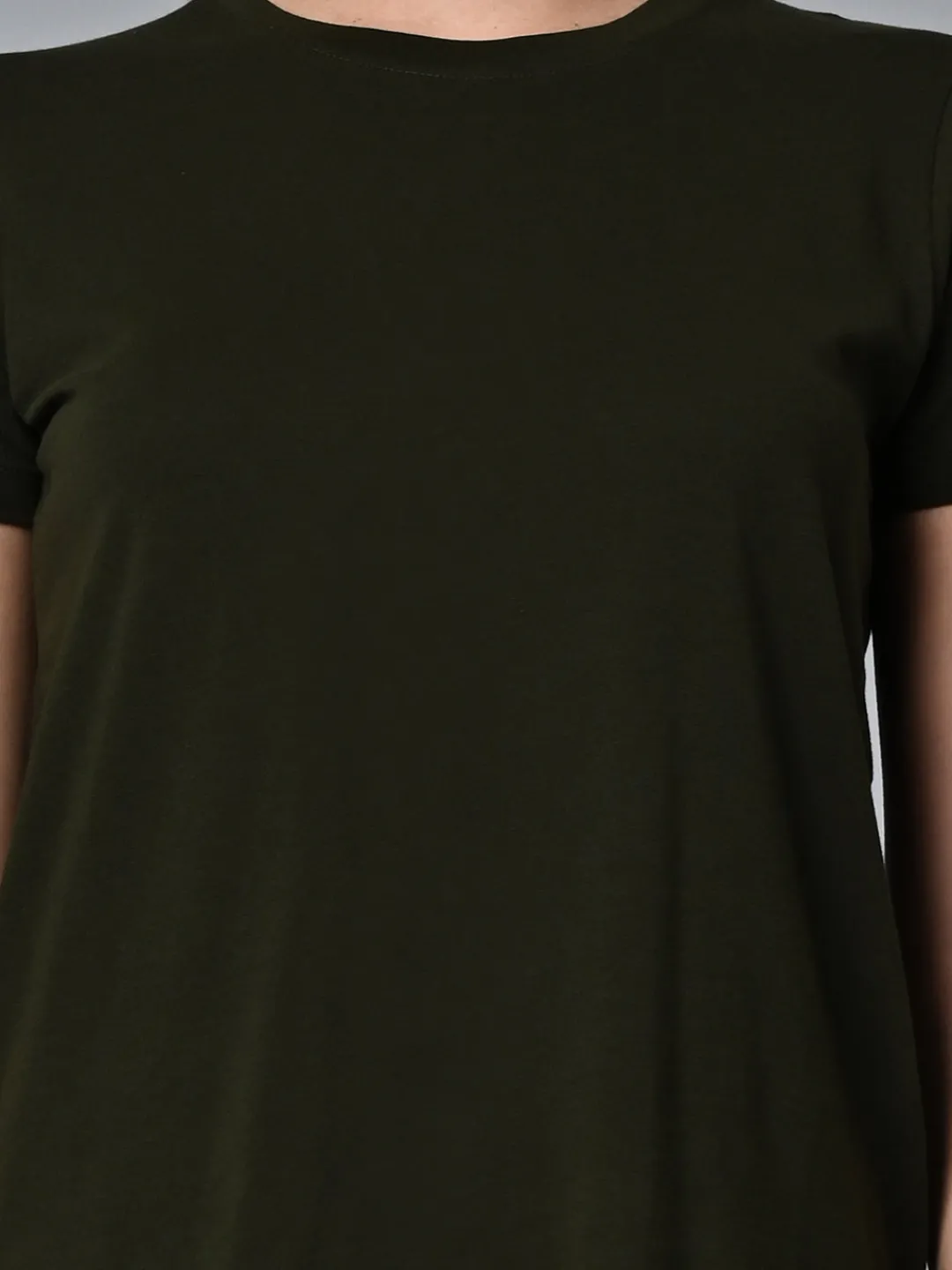 Women Cottonworld Round Neck | Regular Fit^Women's Cotton Regular Fit Tshirt