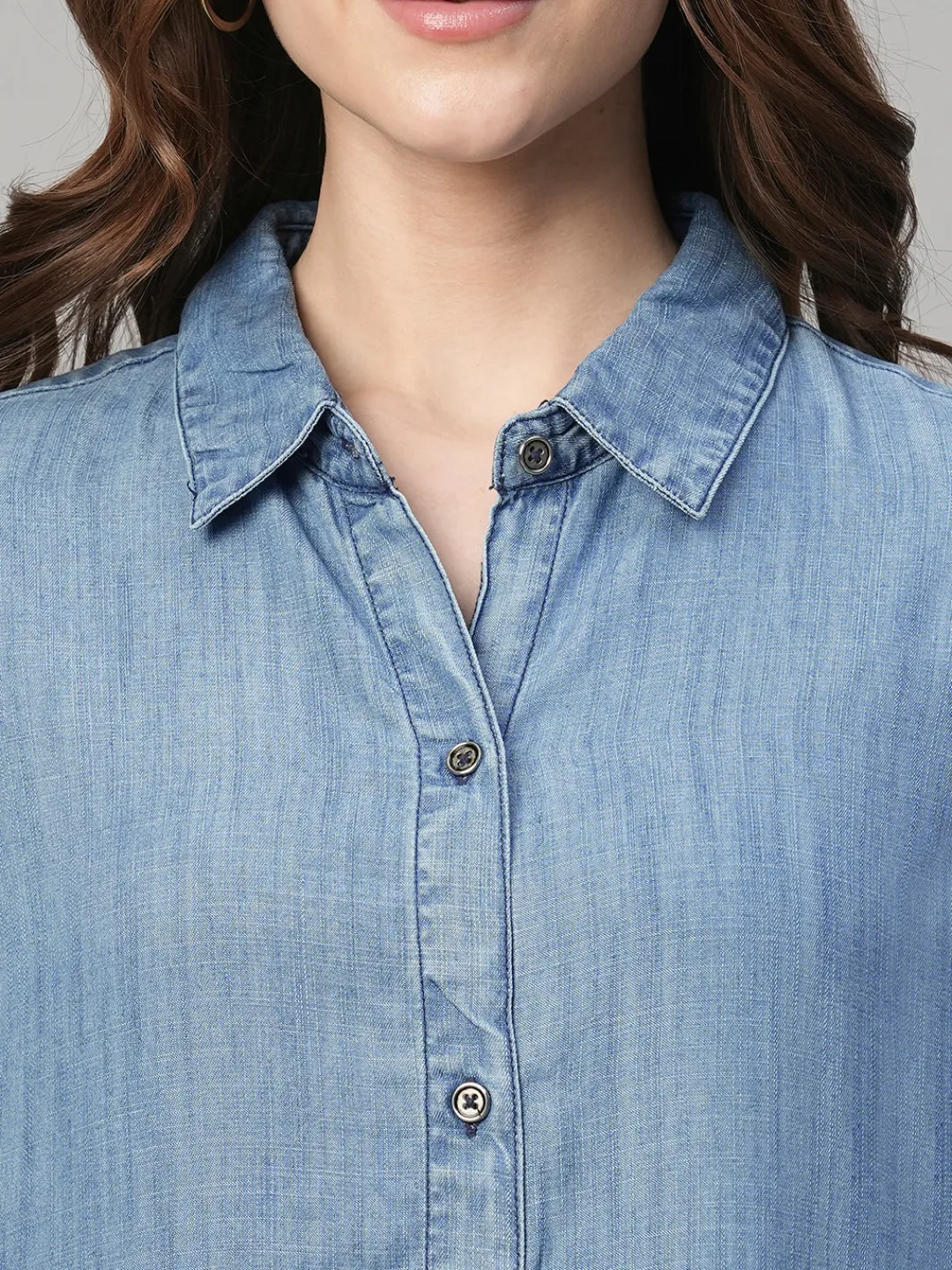 Women Cottonworld Dresses^Women's Tencel Regular Fit Dress