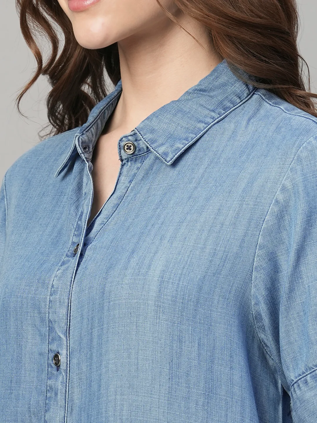Women Cottonworld Dresses^Women's Tencel Regular Fit Dress