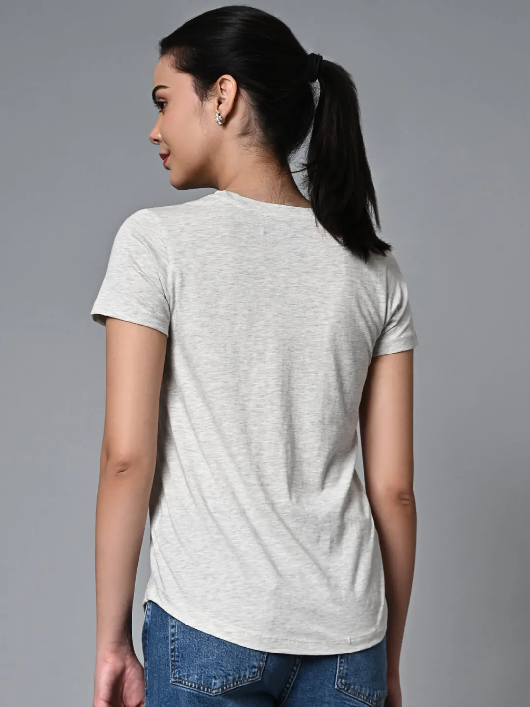 Women Cottonworld Round Neck | Regular Fit^Women's Cotton Regular Fit Tshirt