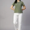 Women Cottonworld Round Neck | Regular Fit^Women's 100% Cotton Regular Fit Tshirt