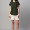 Women Cottonworld Round Neck | Regular Fit^Women's 100% Cotton Regular Fit Tshirt