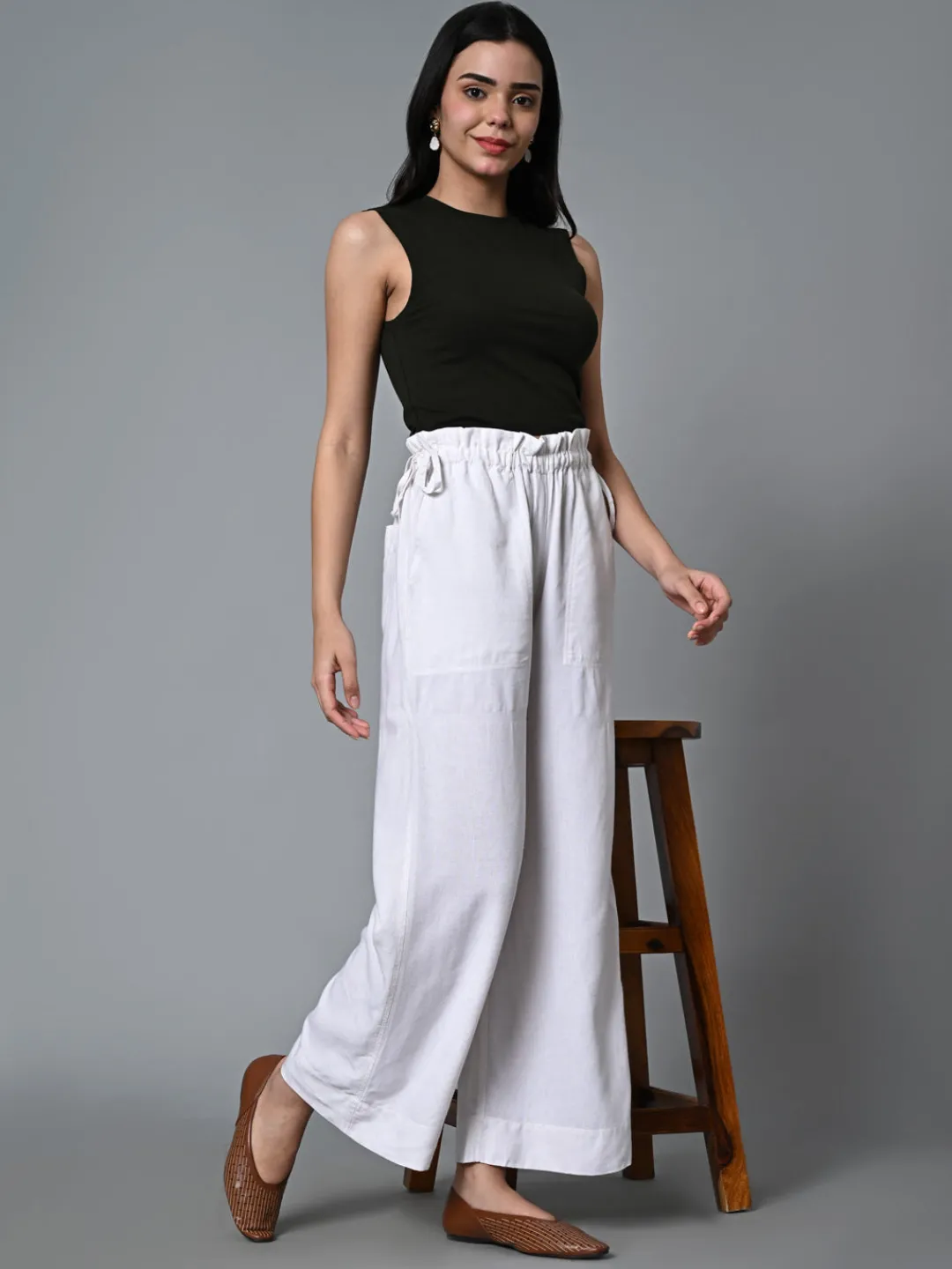 Women Cottonworld Vests^Women's Cotton Elastane Slim Fit Vest