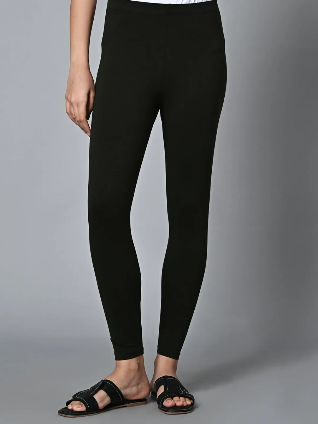 Women Cottonworld Leggings^Women's Cotton Elastane Slim Fit Knit Tights