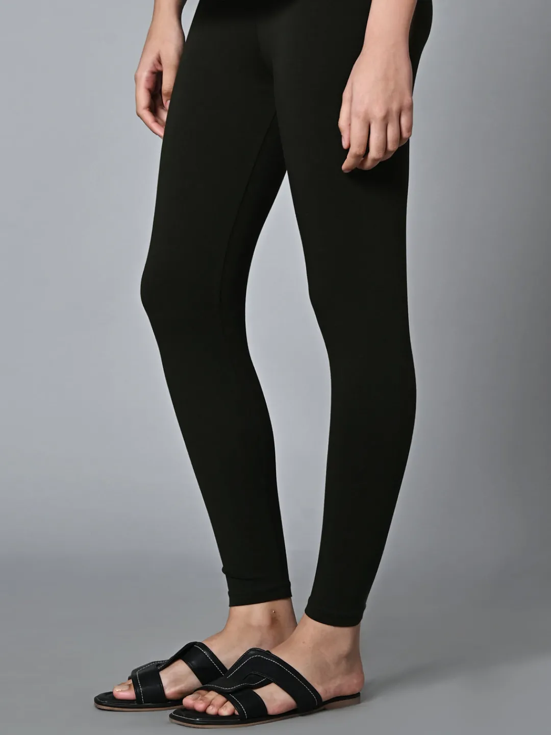 Women Cottonworld Leggings^Women's Cotton Elastane Slim Fit Knit Tights