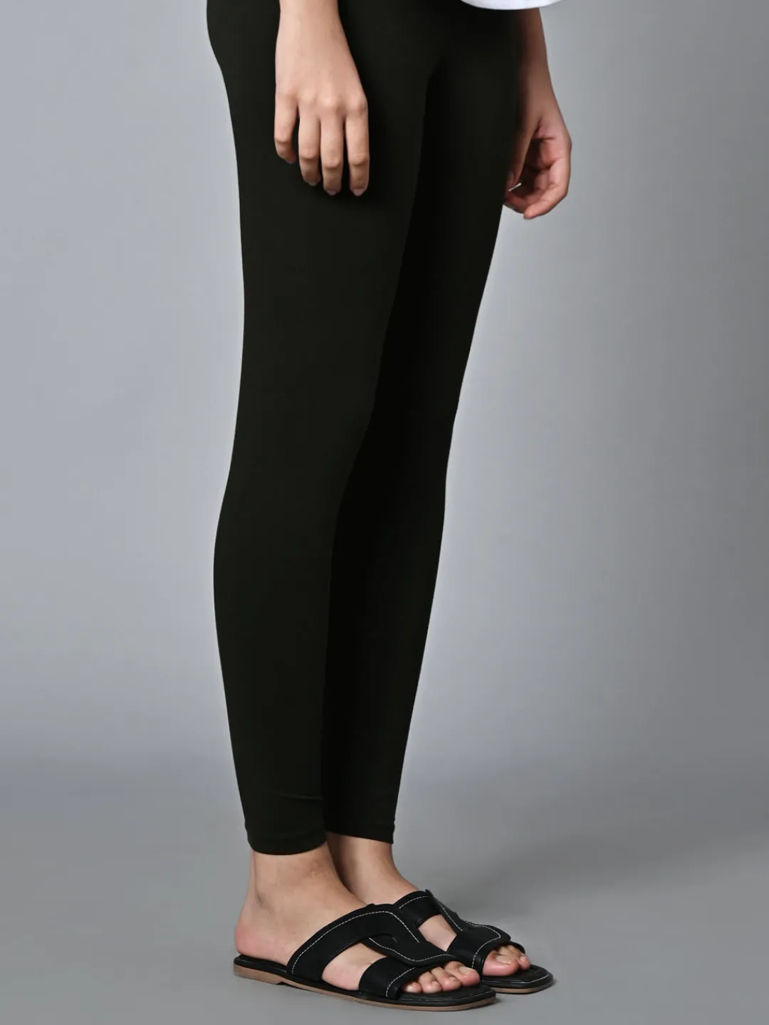 Women Cottonworld Leggings^Women's Cotton Elastane Slim Fit Knit Tights