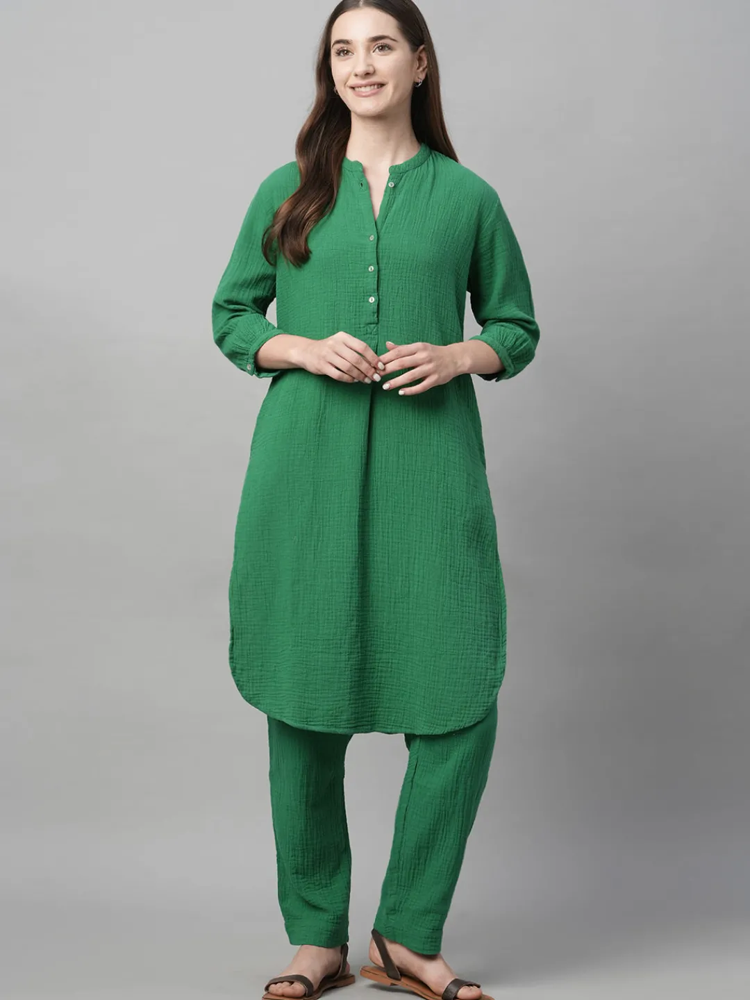 Women Cottonworld Trousers | Womens Co-Ord Sets^Women's Cotton Regular Fit Pant