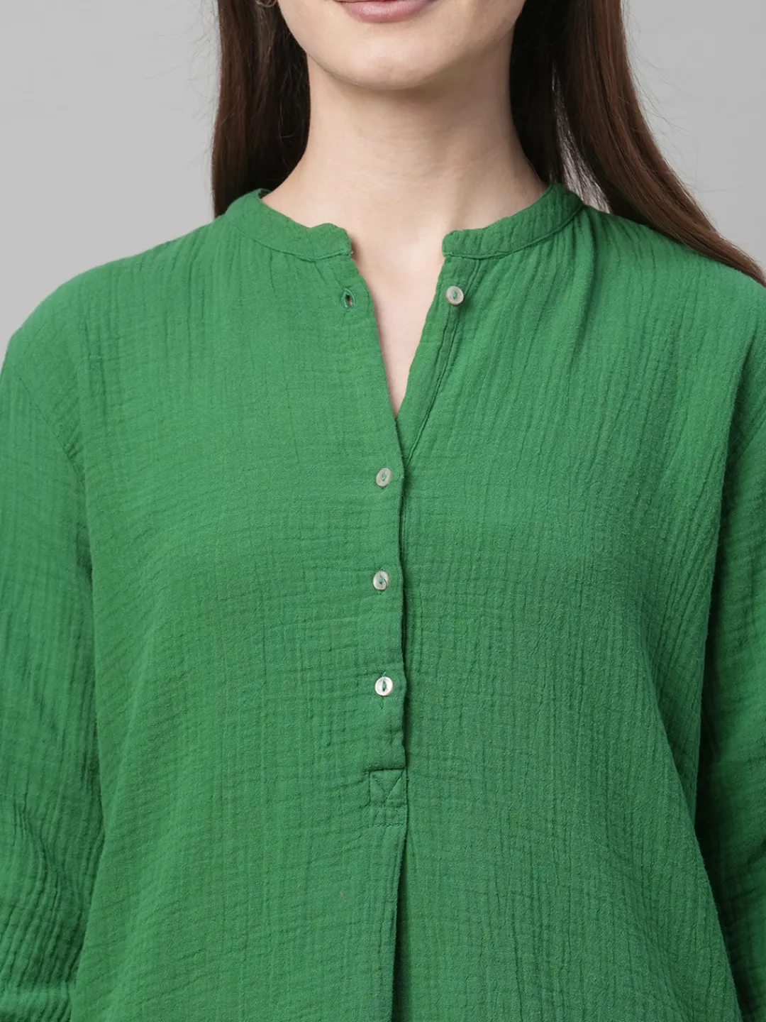 Women Cottonworld Womens Co-Ord Sets^Women's Cotton Regular Fit Kurta
