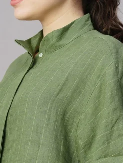 Women Cottonworld Tops & Shirts | Tops & Shirts^Women's Linen Boxy Fit Blouse