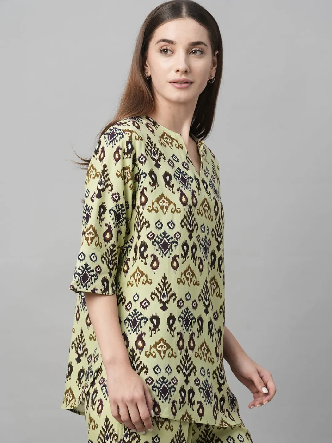 Women Cottonworld Loungewear^Women's Viscose Regular Fit Pyjama Suit