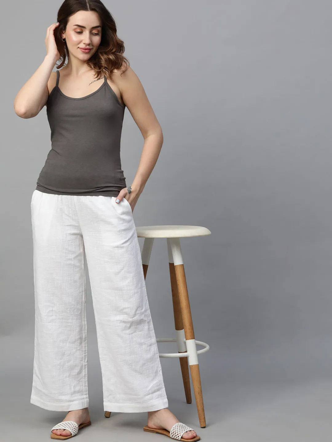 Women Cottonworld Vests^Women's Cotton Bamboo Elastane Slim Fit Vest