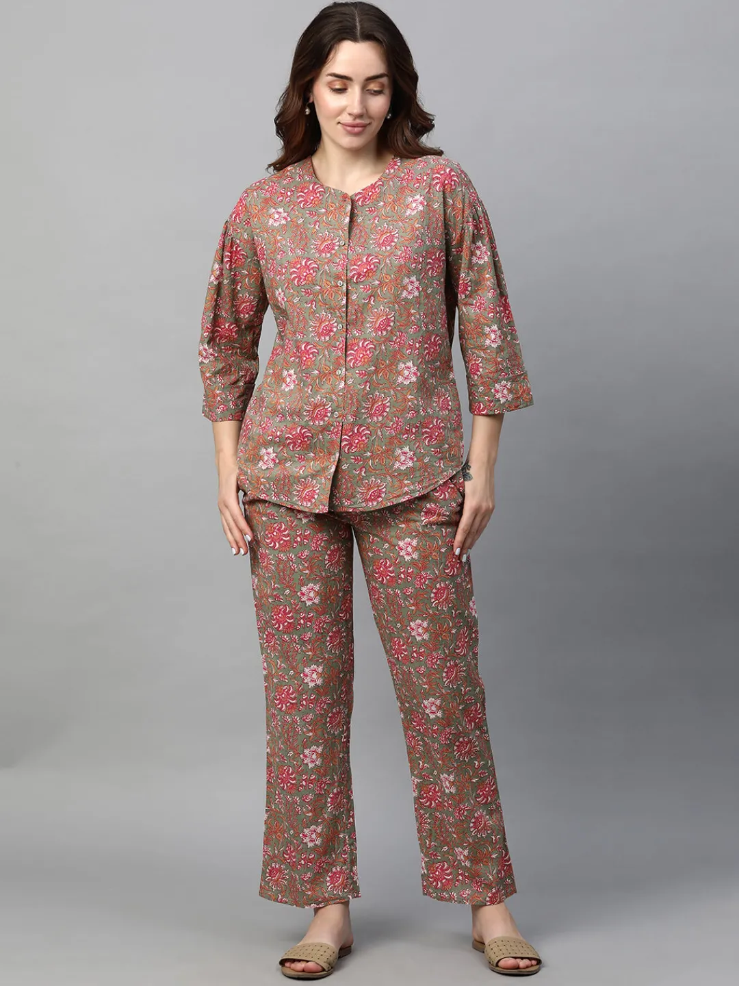 Women Cottonworld Loungewear^Women's Cotton Regular Fit Pyjama