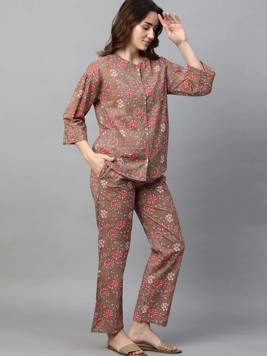 Women Cottonworld Loungewear^Women's Cotton Regular Fit Pyjama