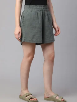 Women Cottonworld Shorts^Women's Cotton Regular Fit Shorts