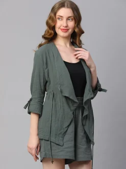 Women Cottonworld Jackets^Women's Cotton Regular Fit Jacket