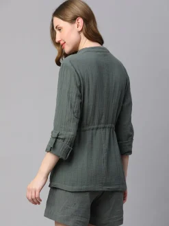 Women Cottonworld Jackets^Women's Cotton Regular Fit Jacket