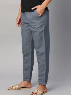 Women Cottonworld Pants | Pants^Women's Linen Cotton Regular Fit Pant