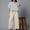 Women Cottonworld Tops & Shirts | Tops & Shirts^Women's Linen Excel Regular Fit Blouse
