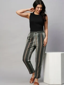 Women Cottonworld Pants | Pants^Women's Linen Regular Fit Pant