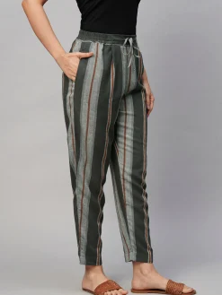 Women Cottonworld Pants | Pants^Women's Linen Regular Fit Pant